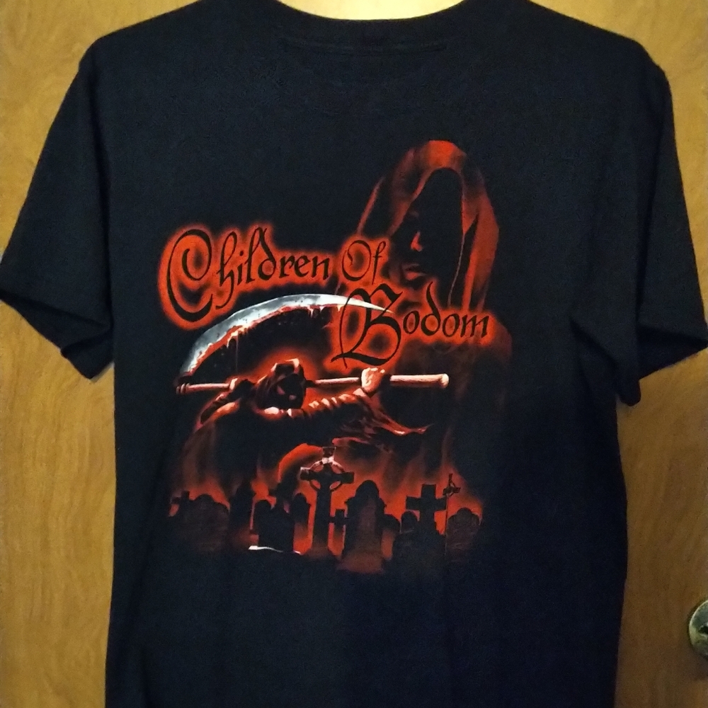 Vintage 2008 children of bodom metal band t shirt